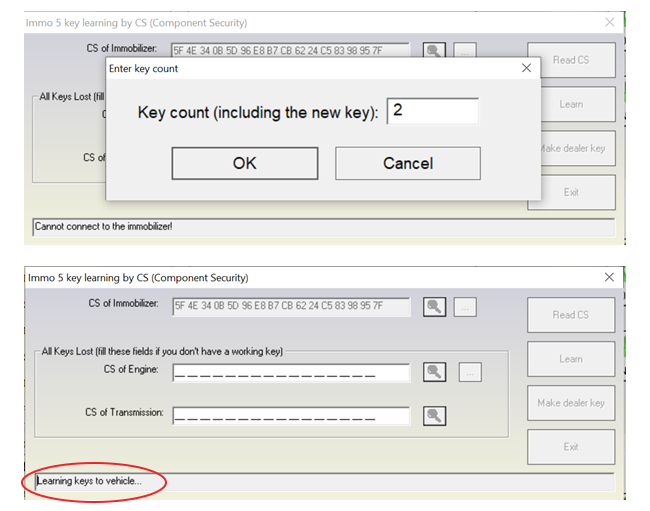How To Program Spare Keys For a VAG MQB/Golf VII Johnson Controls Dashboard Using AVDI (Section) 8