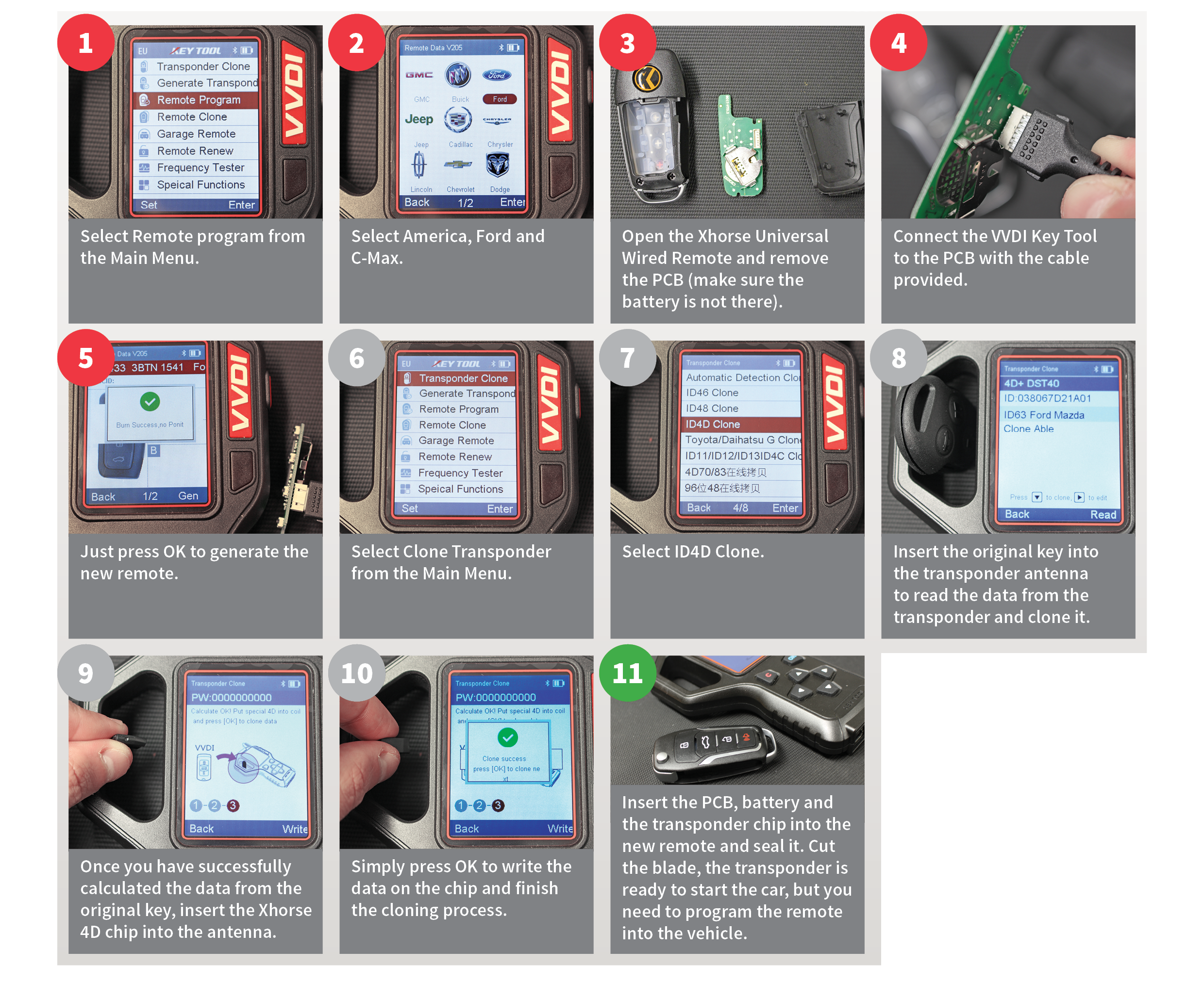 How To Generate a Remote & Clone the transponder For a Ford C-Max 2005-2010 (Section) 2