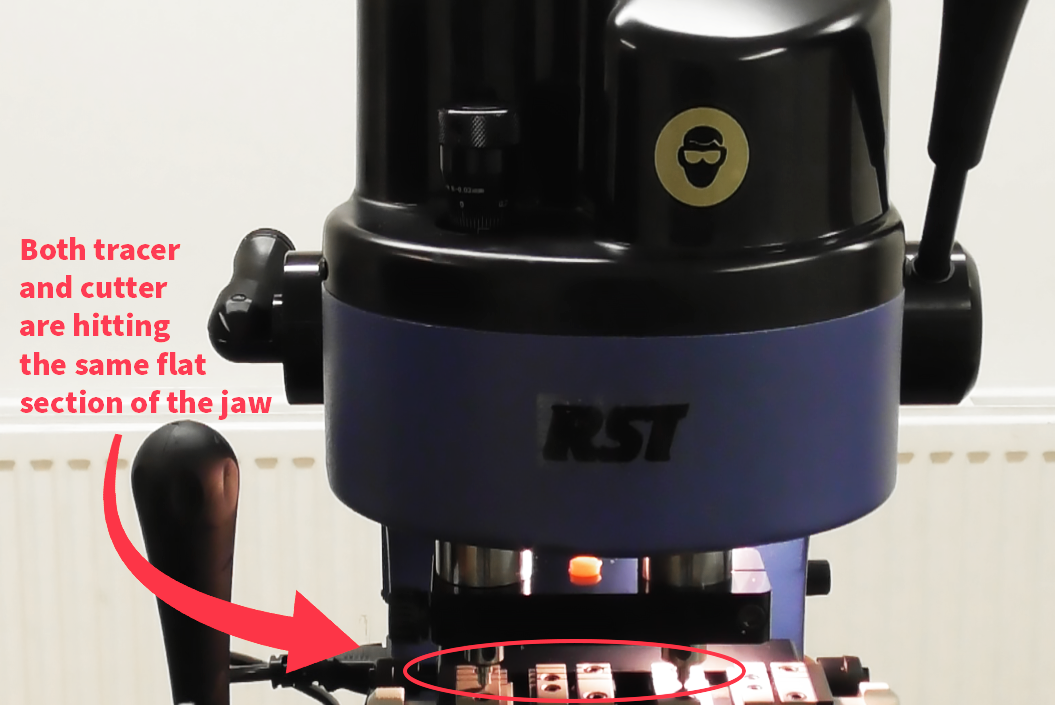 How To Calibrate Your RST Mustang Key Machine To Cut Dimple Keys (Section) 6
