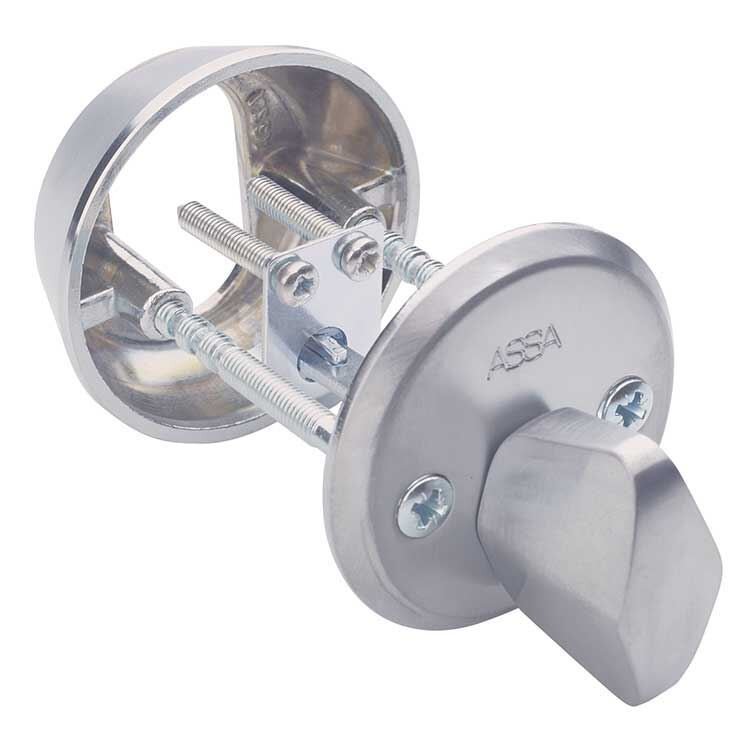 ASSA Outside Cylinder Ring, Inside Thumbturn 16mm - Polished Brass