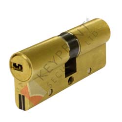 Cisa Astral S Anti-Snap ED100B (50/50) - 3 Keyed - Satin Brass