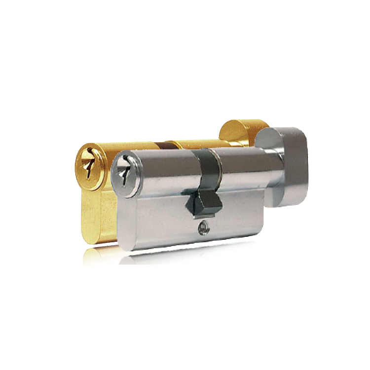 WKS CC Range Euro Single Turn 70mm (35/35) Cylinder - Bright Chrome