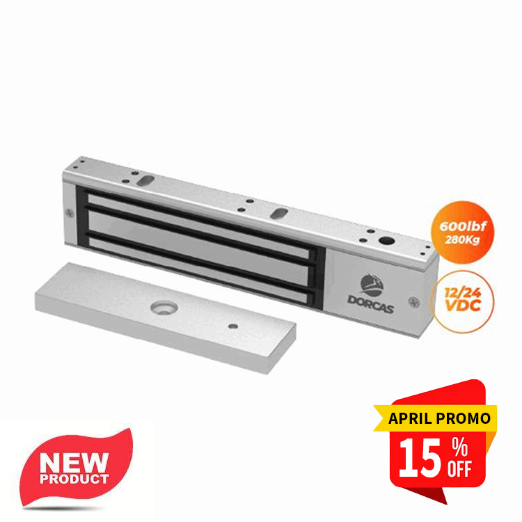 Dorcas MINI Electro-Magnetic Lock - 12/24V DC - 280KG