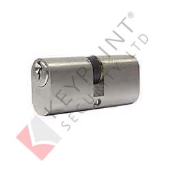 WKS Delta Oval Double 60mm (30/30) Cylinder - Satin Chrome