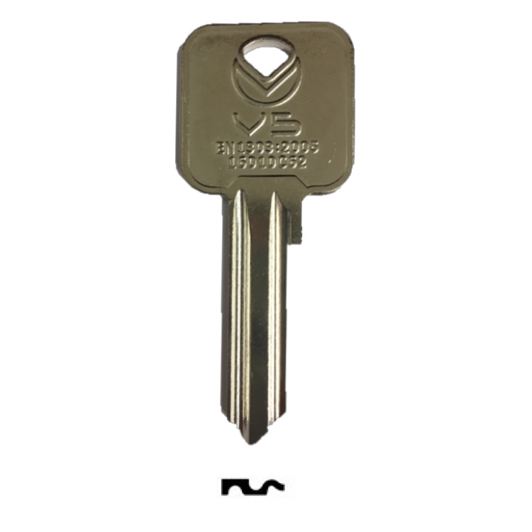 Genuine ZOO Key Blank For V5 Cylinders