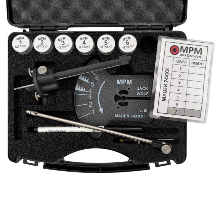 Mauer 74041/73042 Safe Lock Decoder and Make-Up Key Set