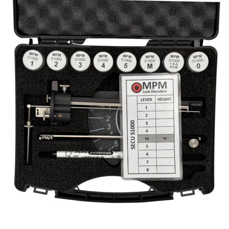 SECU S1000 Safe Lock Decoder and Make-Up Key Set