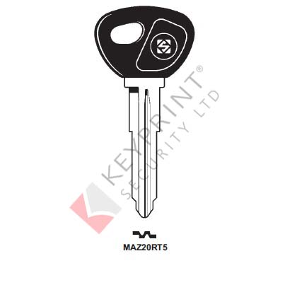 MAZ20RT5 Transponder Key Blank for Mazda (CASE ONLY)