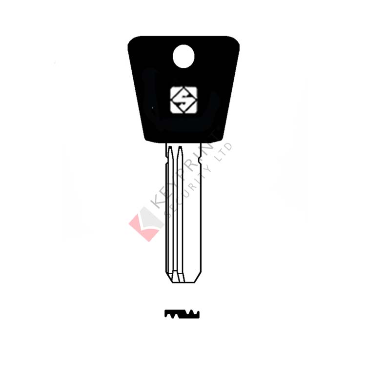 Silca MTK13RAP Mul-T-Lock/Garrison Dimple Key Blank