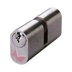 Esla NG Oval Double 70mm (35/35) Cylinder - Satin Chrome