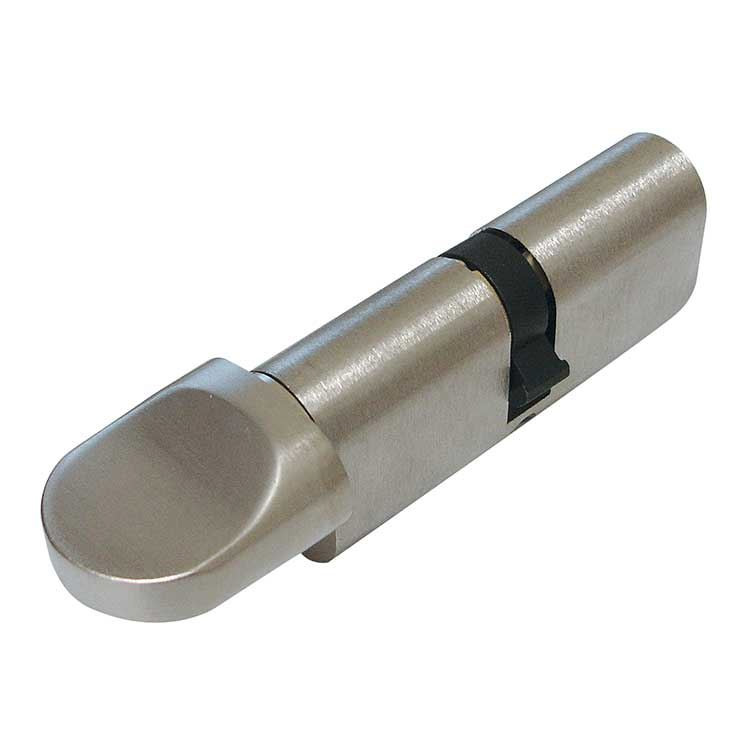 Esla NG Oval Single/Turn 70mm (35/35T) Cylinder - Polished Brass
