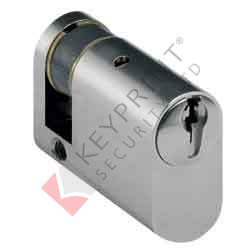 2000+ Premier XT Oval Single 40mm Cylinder - Satin Chrome
