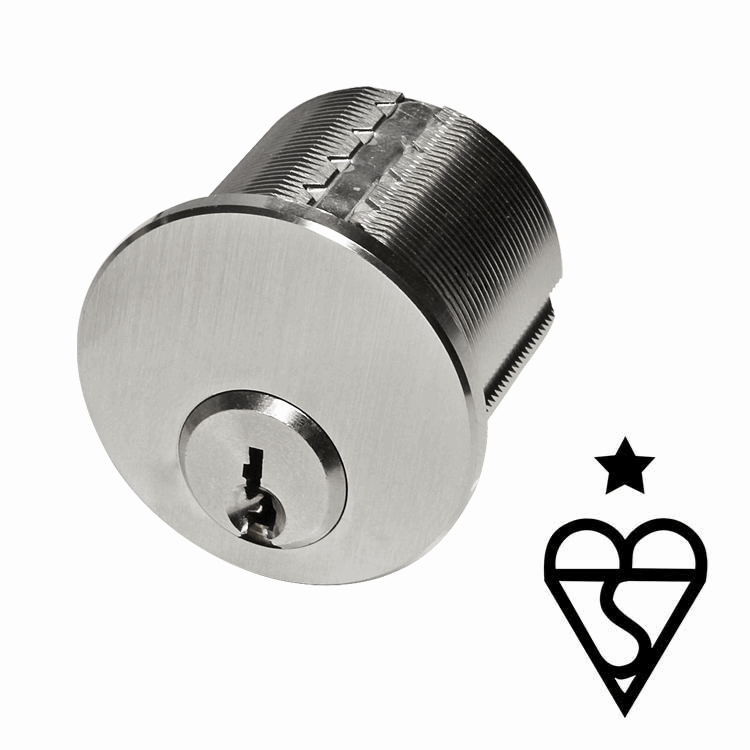 ESLA Technik Pro 1-Star Rim Mortice Cylinder - Satin Brass
