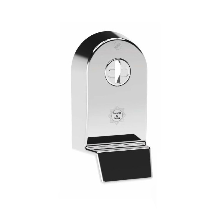 2-Star High-Security Pull Escutcheon - Polished Stainless Steel