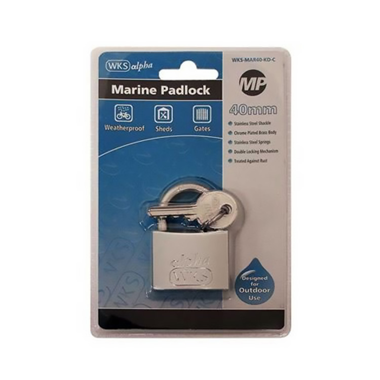 30mm Marine Padlock Blister