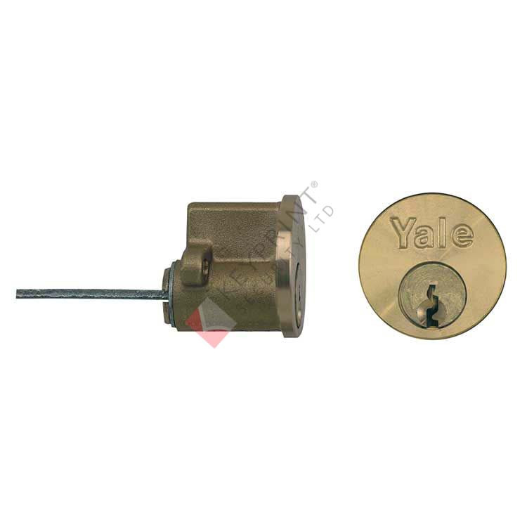 Yale 1109 Rim Cylinder - Polished Brass - Boxed