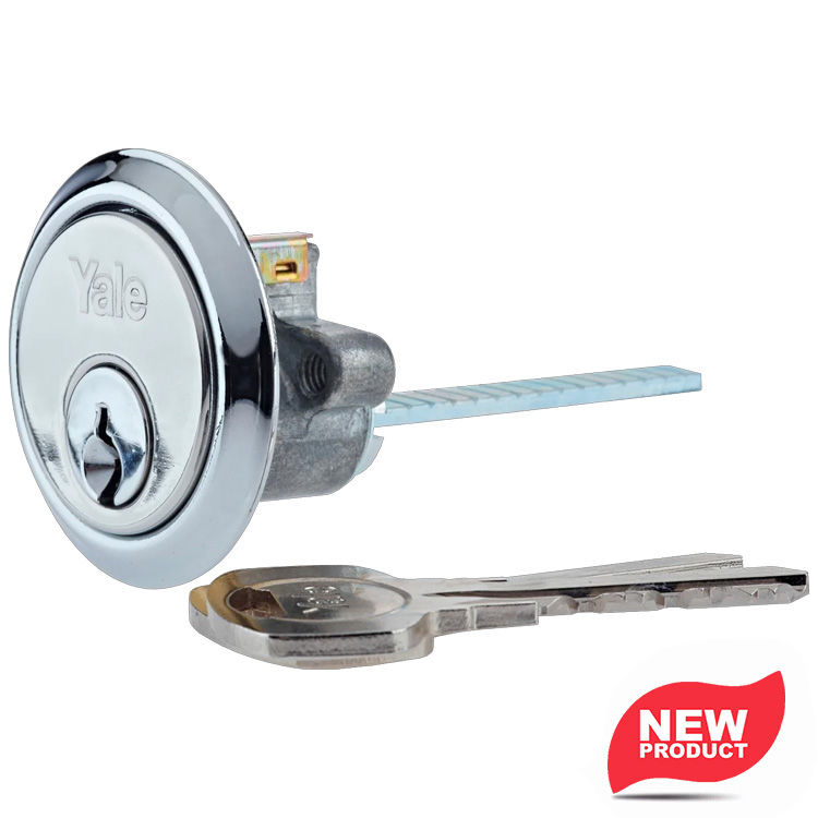Yale 1109 Rim Cylinder - Satin Chrome - Boxed