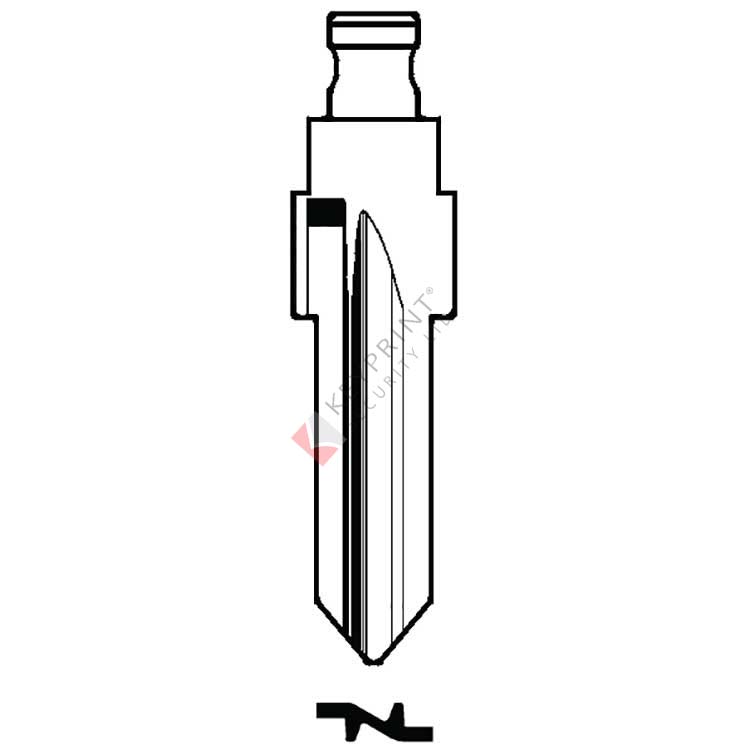 ZD24RFH Silca Flip Key Blade