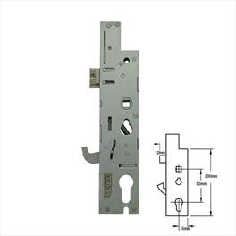 Fullex XL UPVC Lock Gearbox - 35mm Backset - Single Spindle