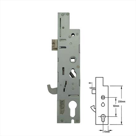 Fullex XL UPVC Lock Gearbox - 45mm Backset - Single Spindle