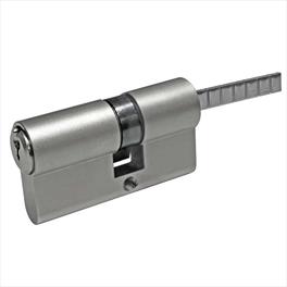 Danalock Euro Cylinder - Satin Chrome - 35/35
