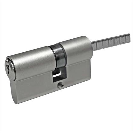 Danalock Euro Cylinder - Satin Chrome - 35/35