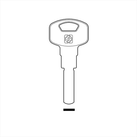 Silca YA101 Yale Dimple Cylinder Key Blank