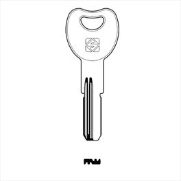 Silca APK7R Dimple Key Blank To Suit Apecs AP Cylinders