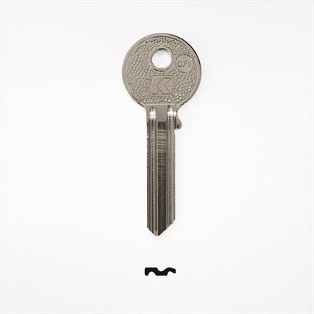 Keyprint CF1 (CLF2) Cylinder Key Blank for Carl F
