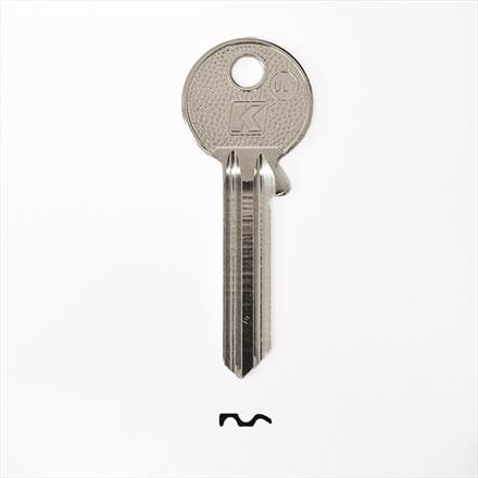 Keyprint UL7 (UL064) Universal Cylinder Key Blank