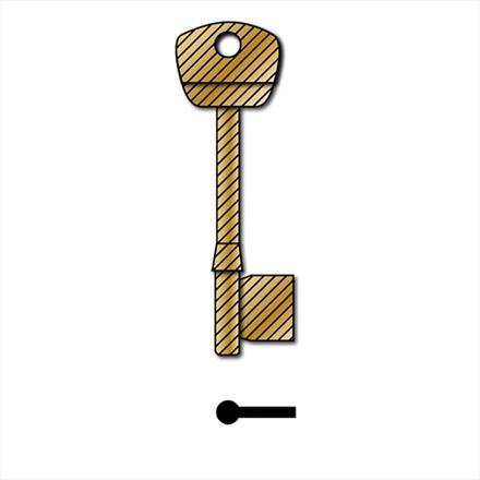 RST 470 Mortice Key Blank For Eclipse Mortice Locks