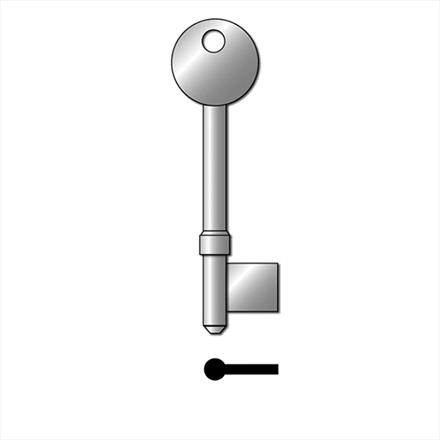 RST 7487 Mortice Key Blank For Sterling