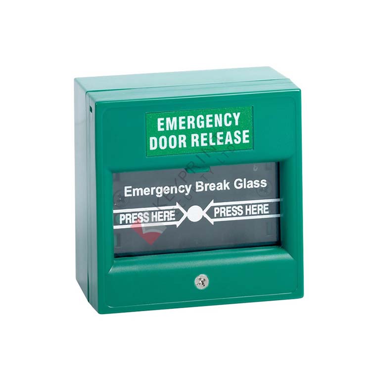 Emergency Break Glass Unit - Green